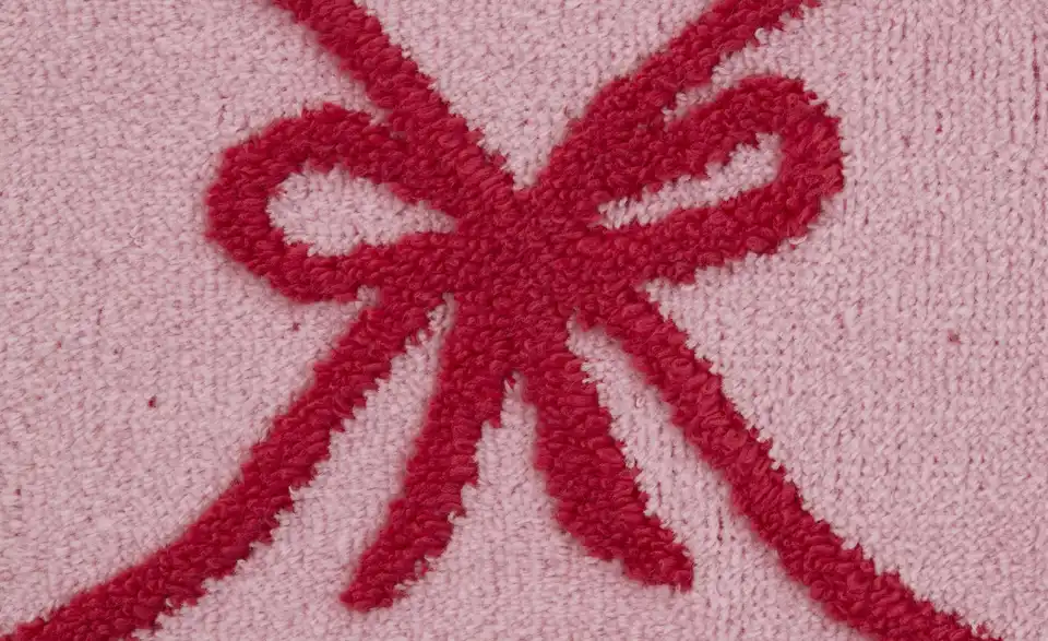 como Duschtuch Schleife, Detailansicht