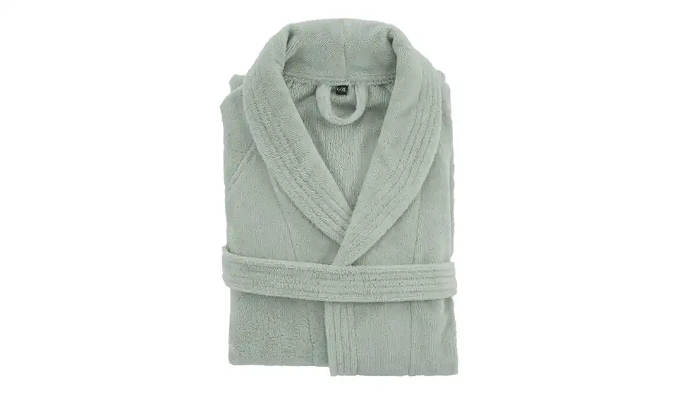 Como Green Bademantel Bademantel - Como Green, Frontansicht