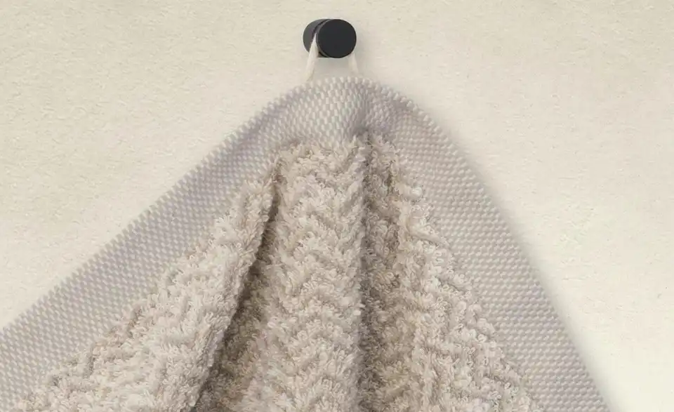Möve Gästehandtuch, Detailansicht