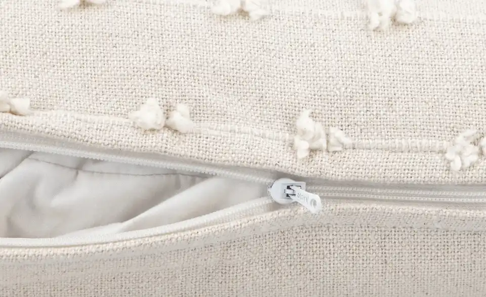 como Kissen Leinenoptik, Naht