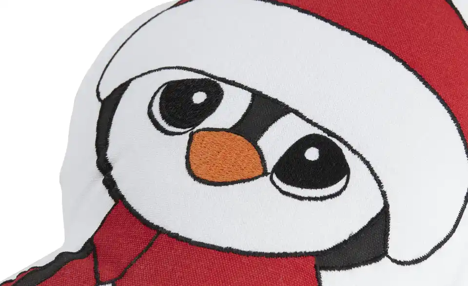 como Formkissen Pinguin, Detailansicht