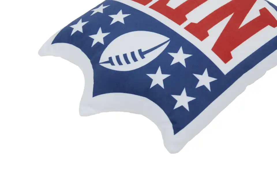 Herding Konturenkissen NFL Wappen, Detailansicht