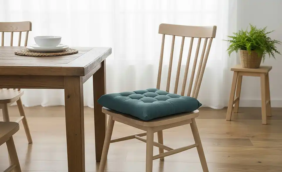 Como Green Stuhlkissen Bella, in Wohnsituation