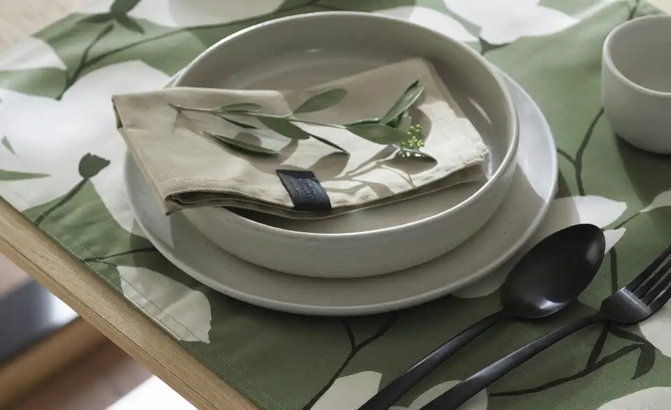 SCHÖNER WOHNEN Kollektion 2er Tischset SW-Fleur, in Wohnsituation