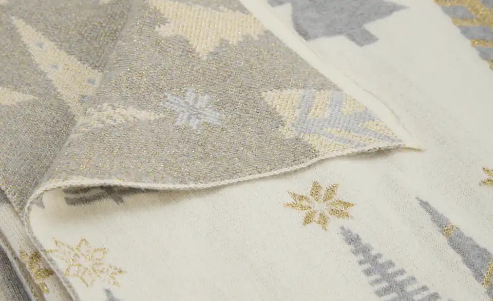 como Plaid Bäume, Detailansicht