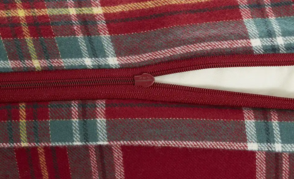 como Biber Bettwäsche Tartan, Detailansicht