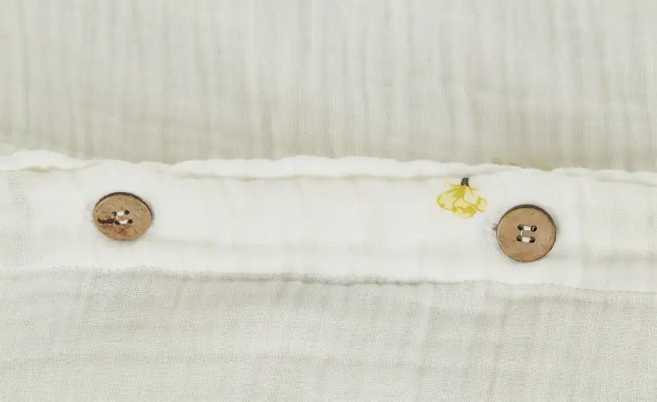 como Musselin Bettwäsche, Detailansicht