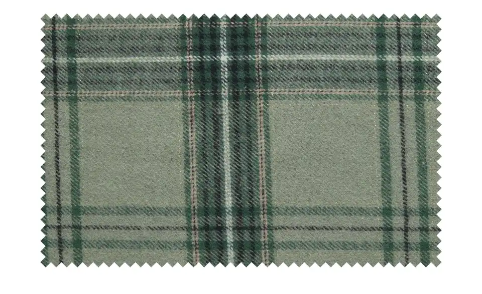como Biber Bettwäsche Tartan, Stoffstruktur
