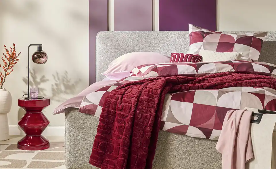 como Satin Bettwäsche Retro Disco, in Wohnsituation