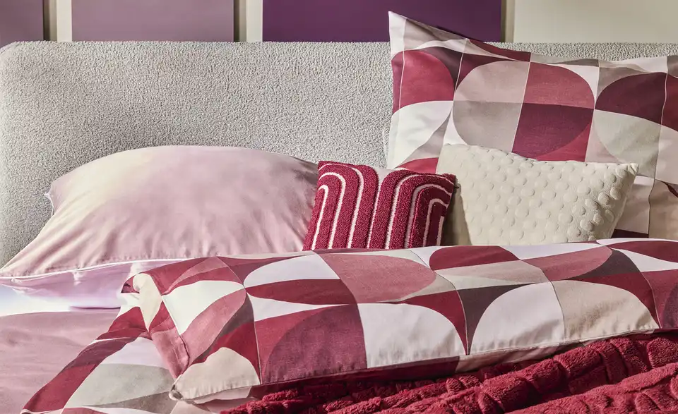 como Satin Bettwäsche Retro Disco, in Wohnsituation