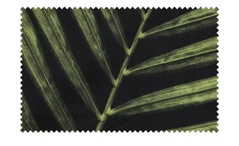 indigo Mako-Satin Wende-Bettwäsche Shaggy, Stoffstruktur