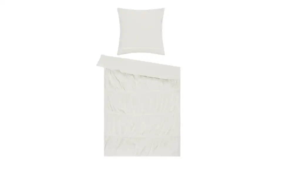 como Perkal Bettwäsche Ruching+Binding, Rückansicht