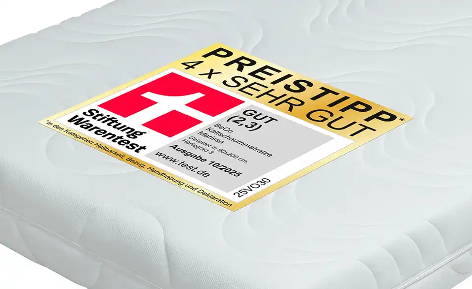 7-Zonen-Kaltschaummatratze Marissa, Detailansicht