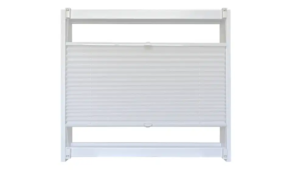 como Plissee Uni, Frontansicht