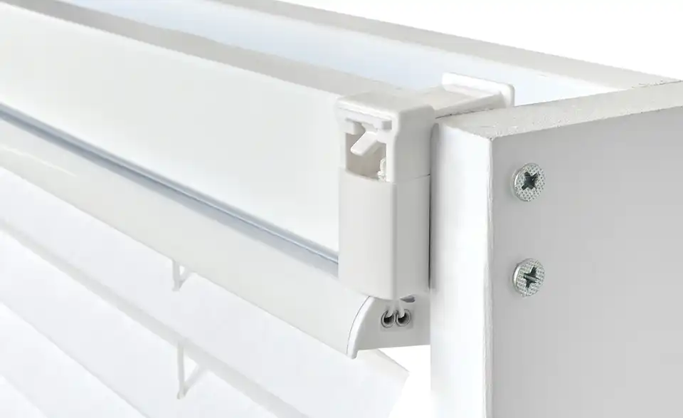 como Plissee Uni, Detailansicht