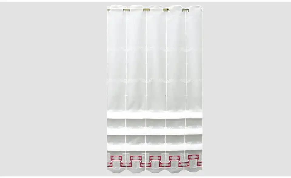 FLORENTINA Scheibengardine, Frontansicht