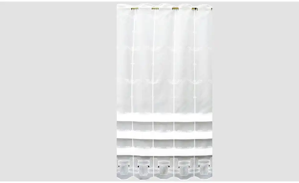 FLORENTINA Scheibengardine, Frontansicht