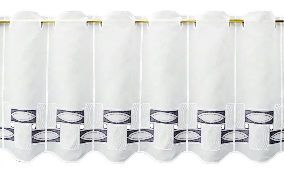 FLORENTINA Scheibengardine, Frontansicht