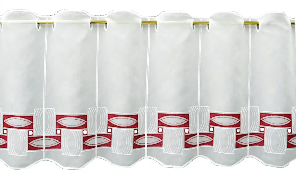 FLORENTINA Scheibengardine, Frontansicht