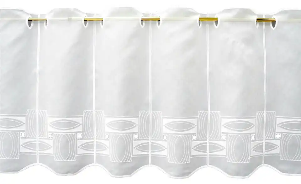 FLORENTINA Scheibengardine, Frontansicht