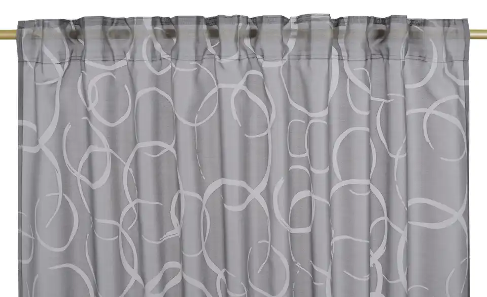 Vorhang Kreise, Detailansicht