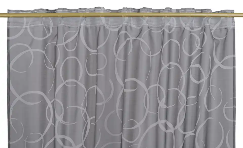 Vorhang Kreise, Detailansicht