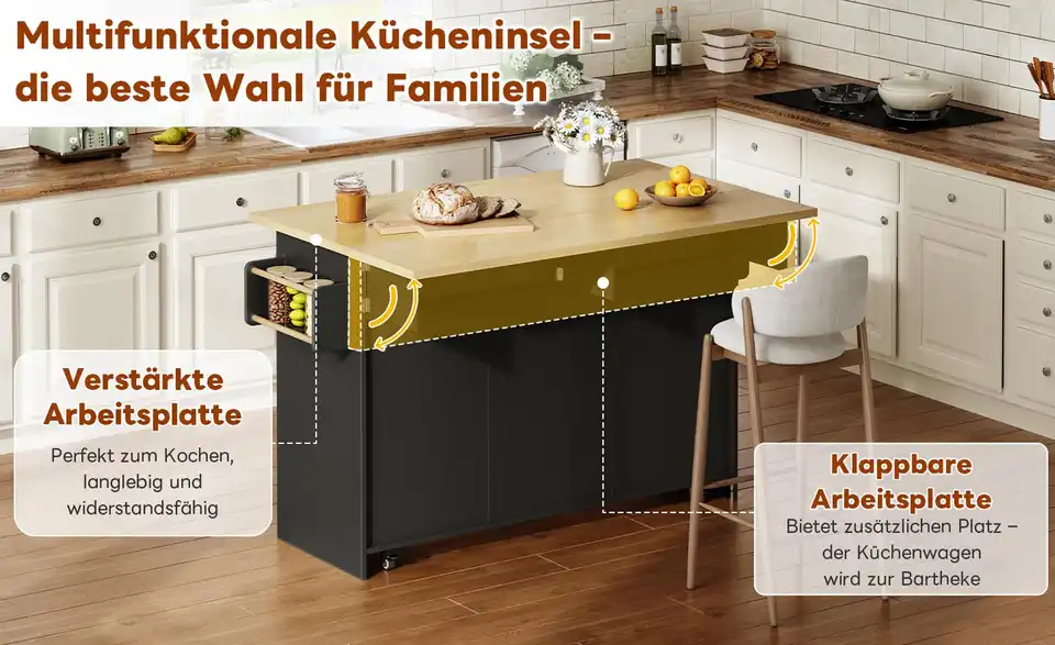 Kücheninsel BenchArt, Bild mit Text