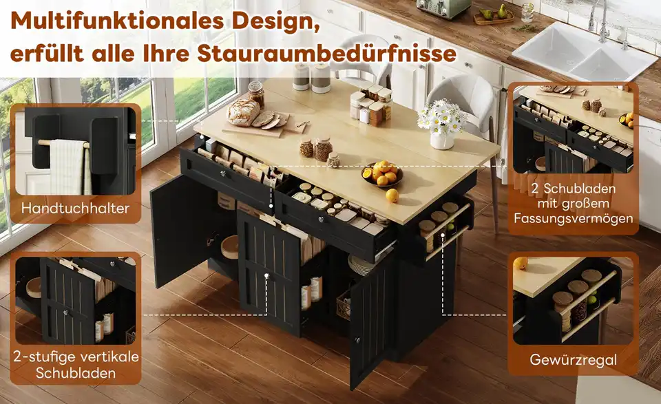 Kücheninsel BenchArt, Bild mit Text