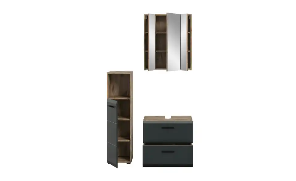 Badkombination, geöffnet