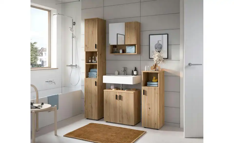 Badkombination, in Wohnsituation