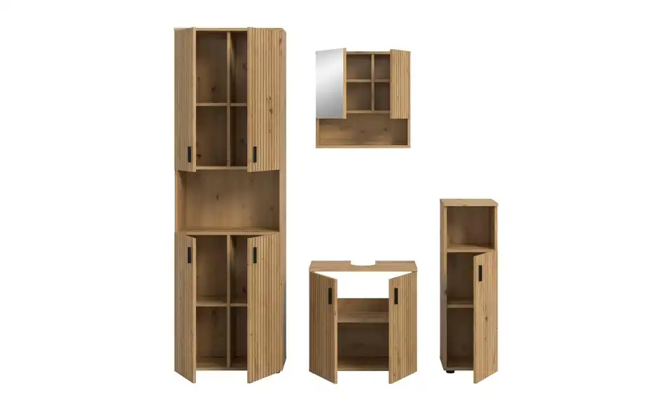 Badkombination, geöffnet