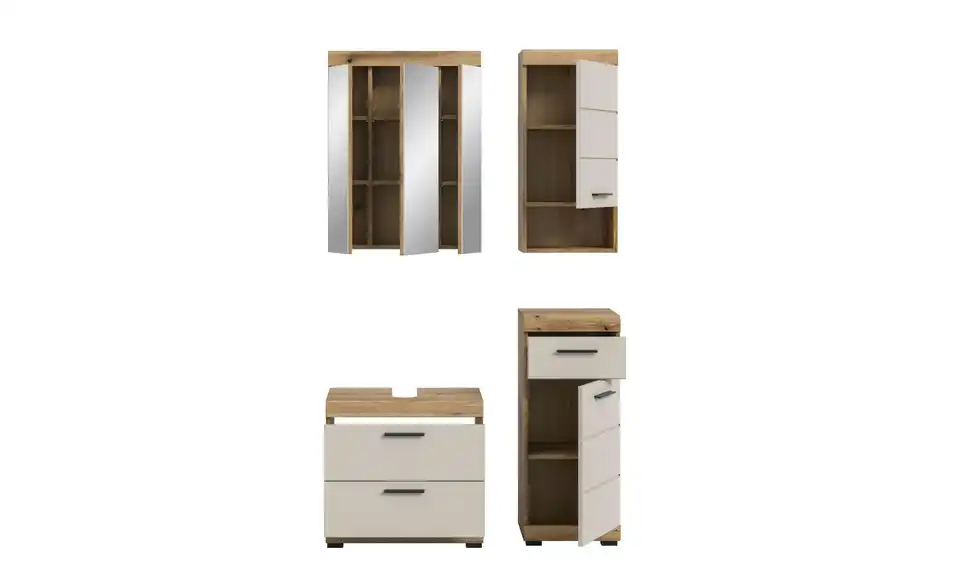 Badkombination, geöffnet