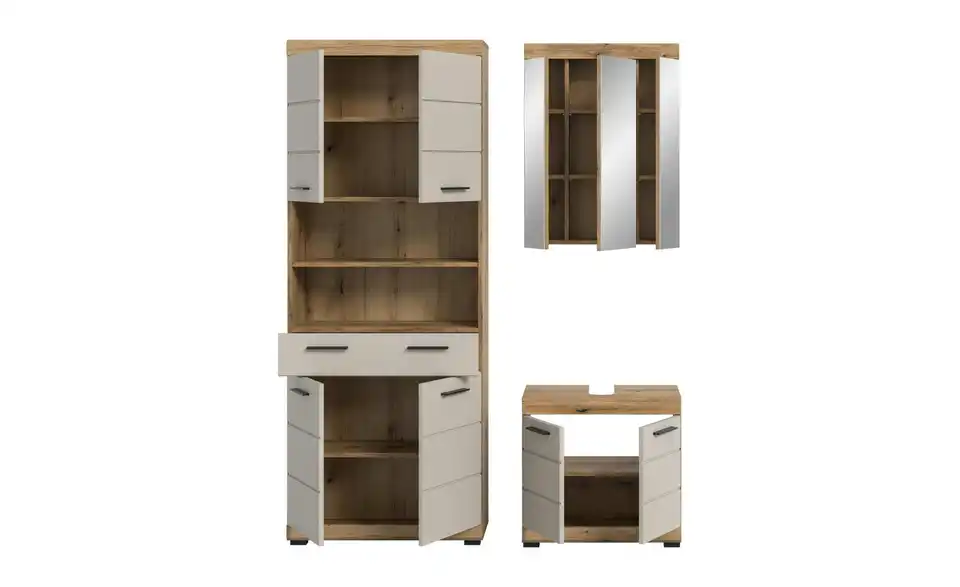 Badkombination, geöffnet