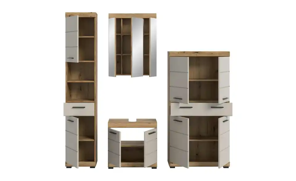 Badkombination, geöffnet