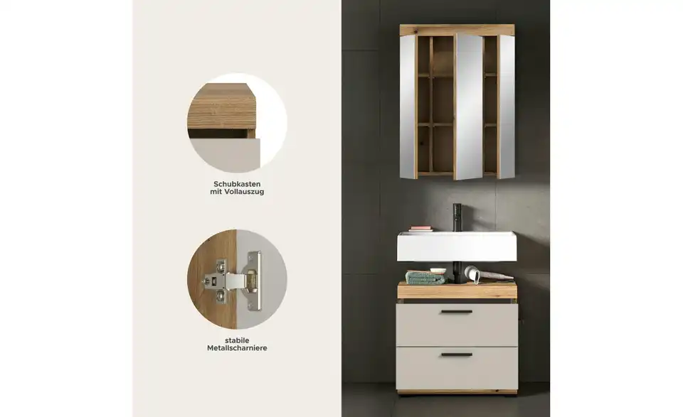 Badkombination Schloonsee, Bild mit Text