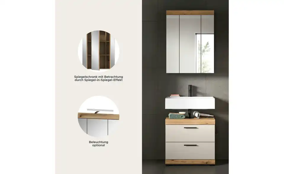 Badkombination Schloonsee, Bild mit Text