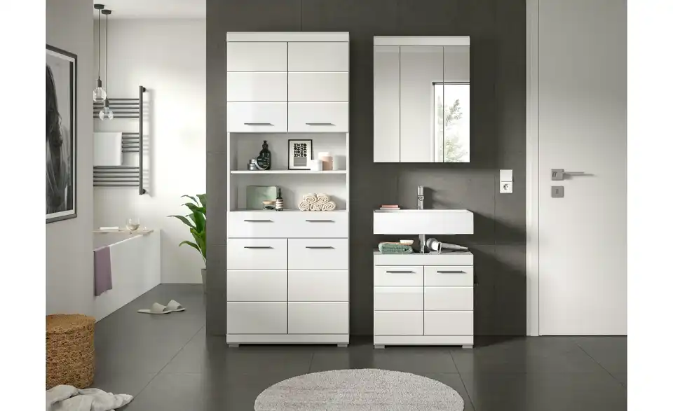 Badkombination, in Wohnsituation