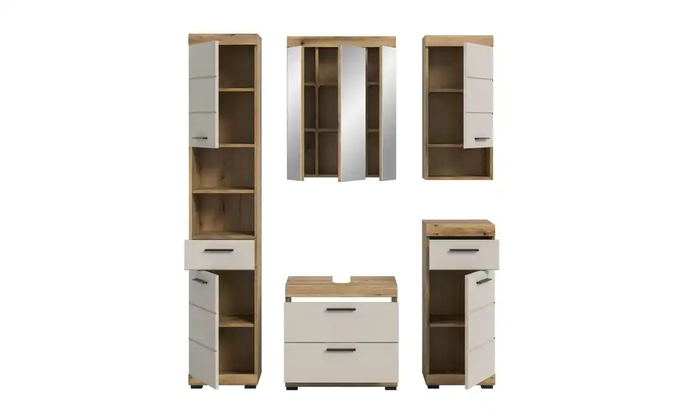 Badkombination, geöffnet