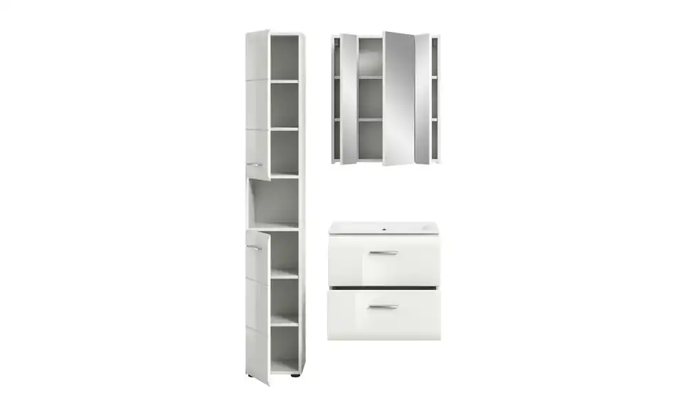 Badkombination, geöffnet