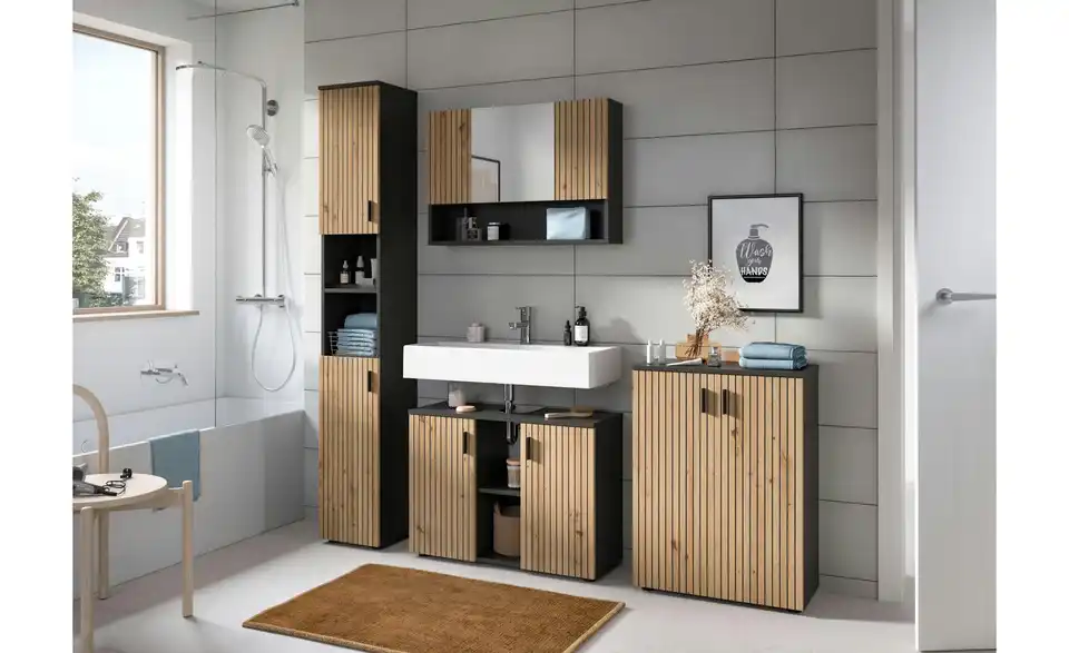 Waschbeckenunterschrank, in Wohnsituation