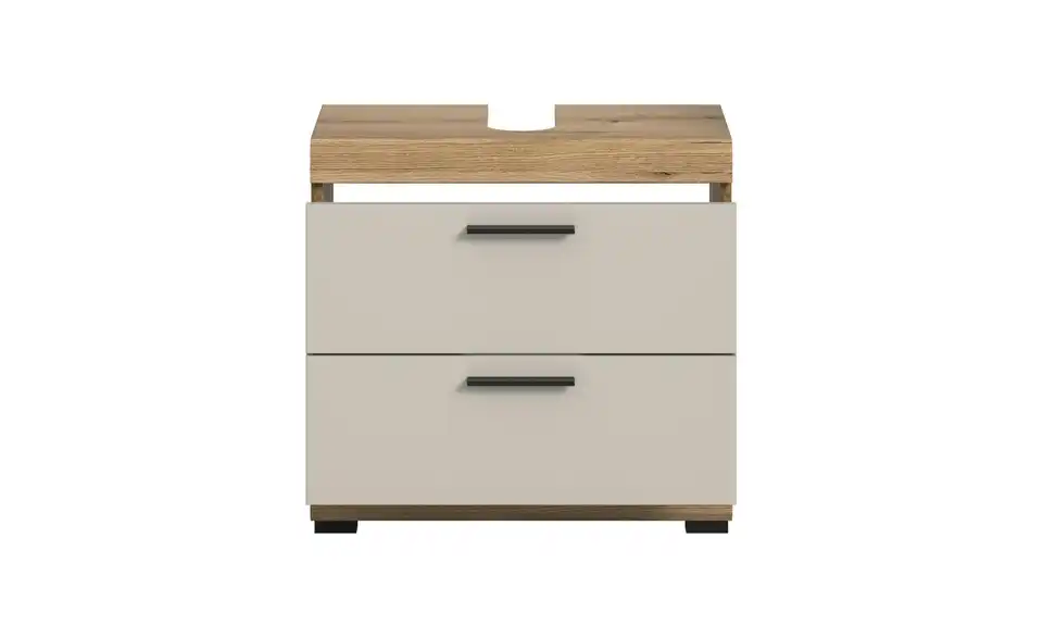 Waschbeckenunterschrank, geöffnet