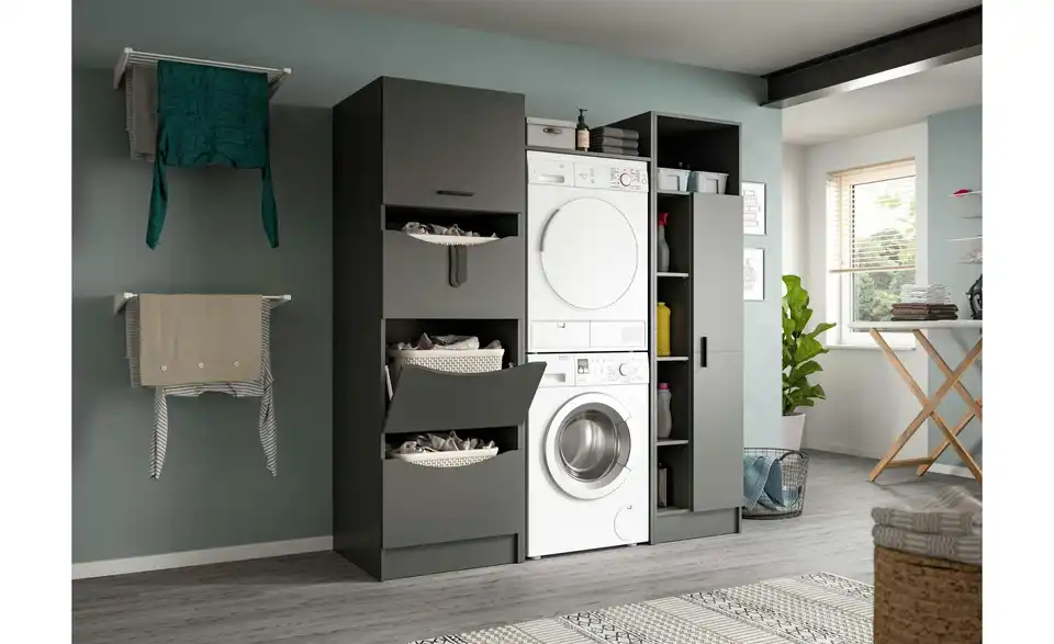 Waschmaschinenschrank, in Wohnsituation