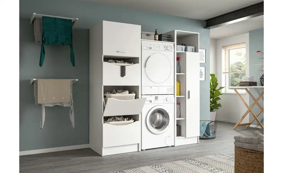 Waschmaschinenschrank, in Wohnsituation