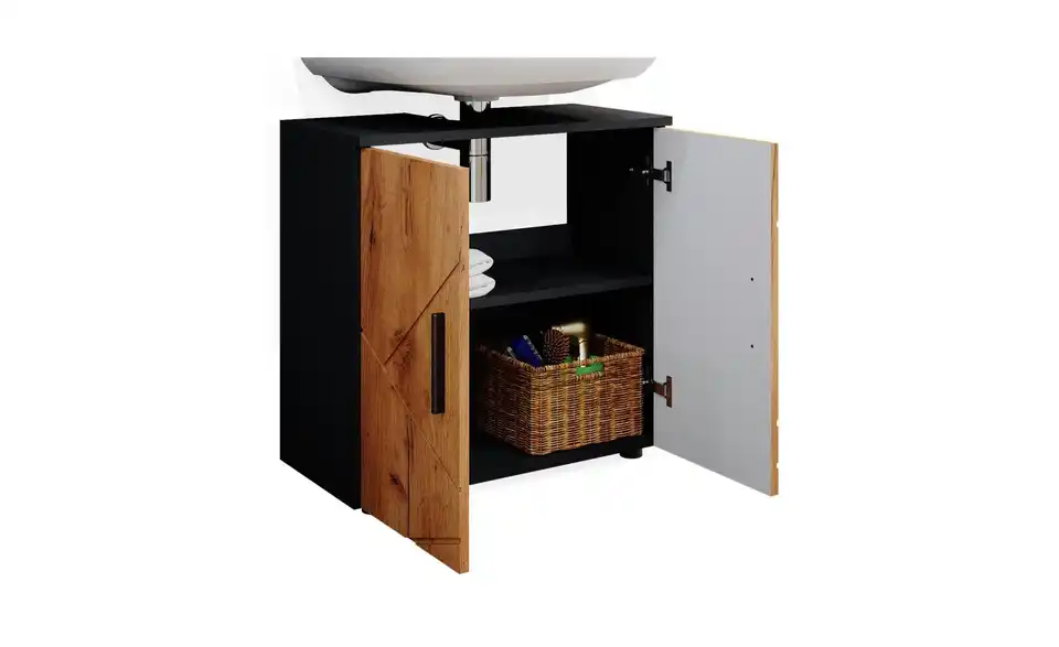 Waschbeckenunterschrank, Detailansicht