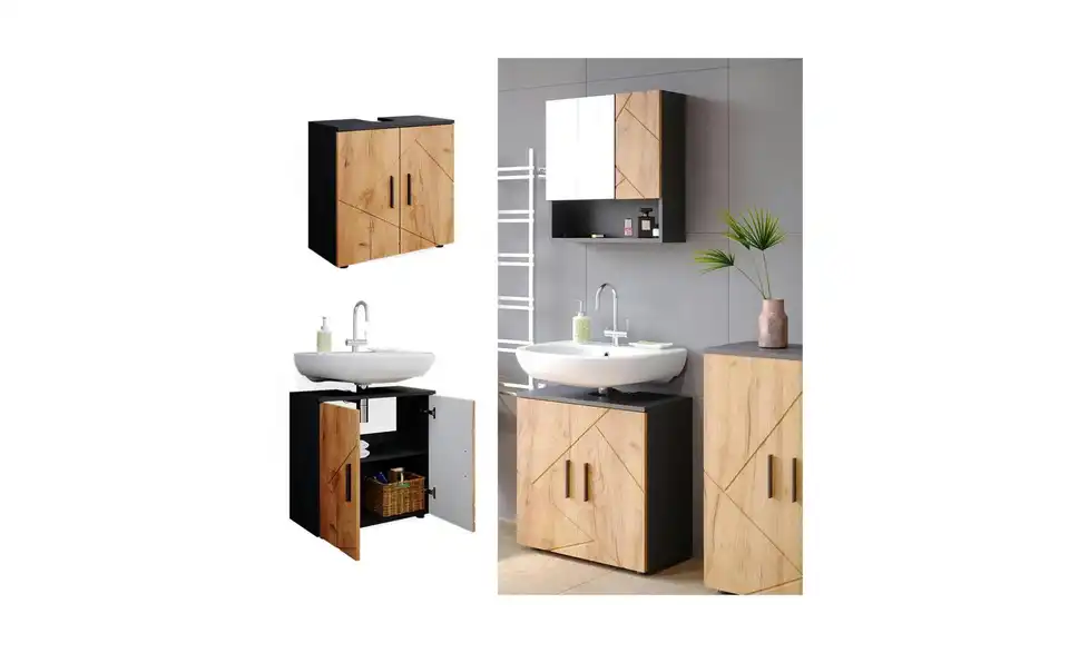 Waschbeckenunterschrank, Detailansicht