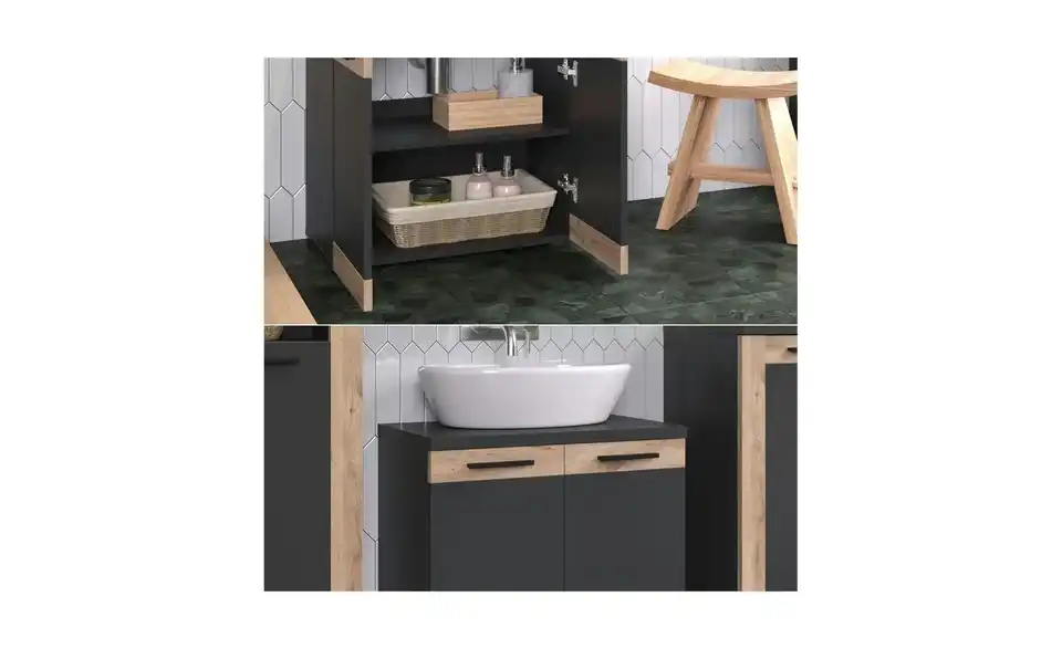 Waschbeckenunterschrank, Detailansicht