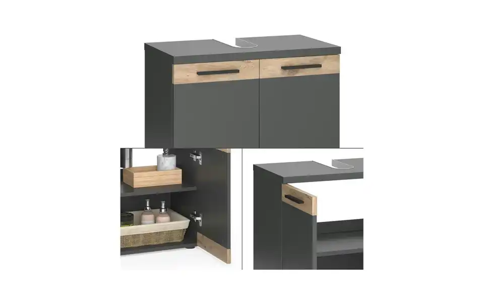 Waschbeckenunterschrank, Detailansicht