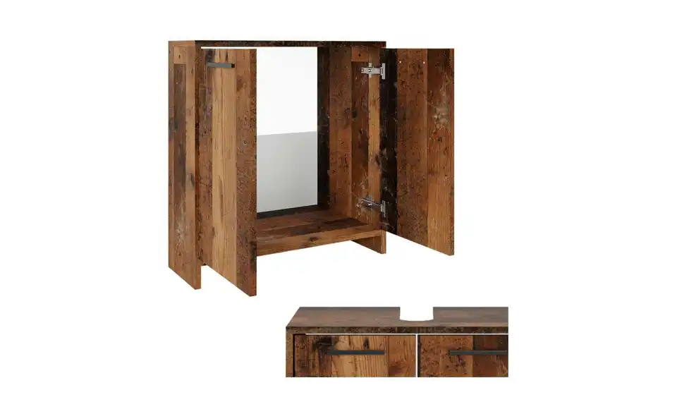 Waschbeckenunterschrank, Detailansicht