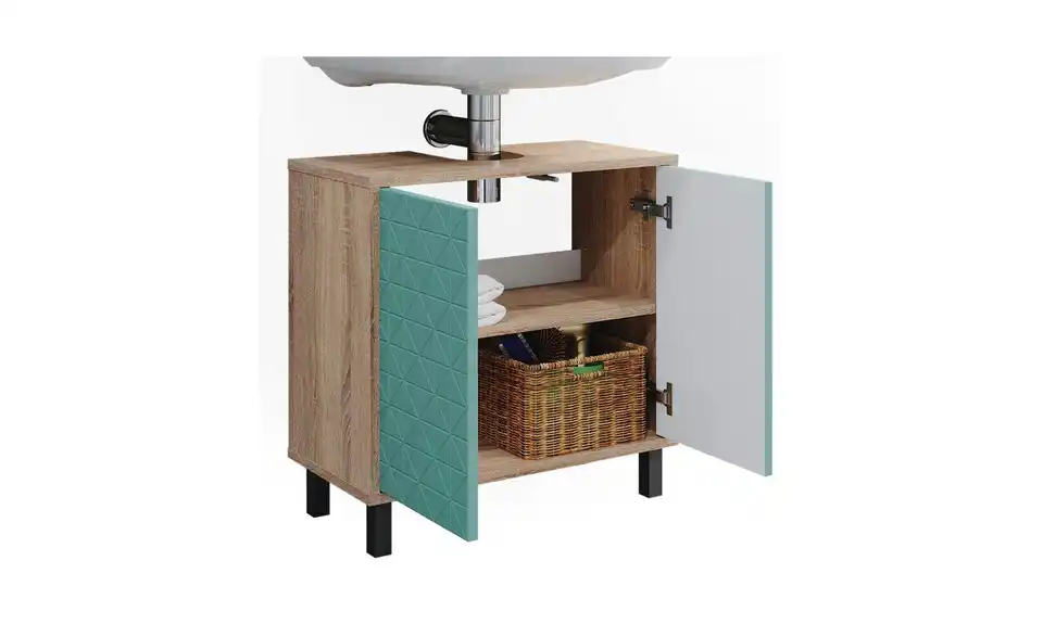 Waschbeckenunterschrank, Detailansicht