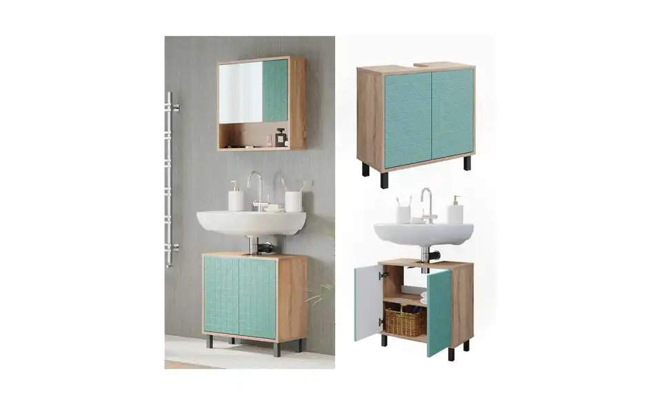 Waschbeckenunterschrank, Detailansicht